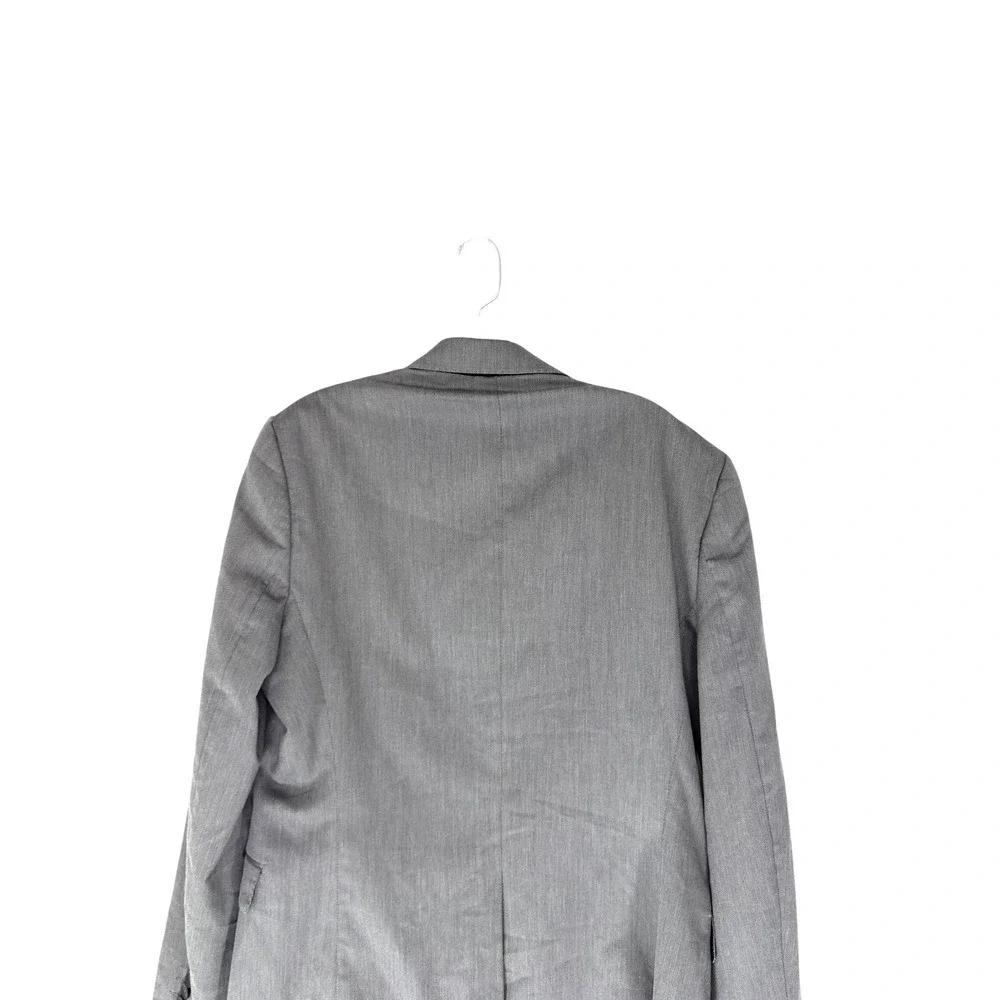 Zara Man Blazer Gray Sports Coat Single Breasted‎ Office Work Business Size 40